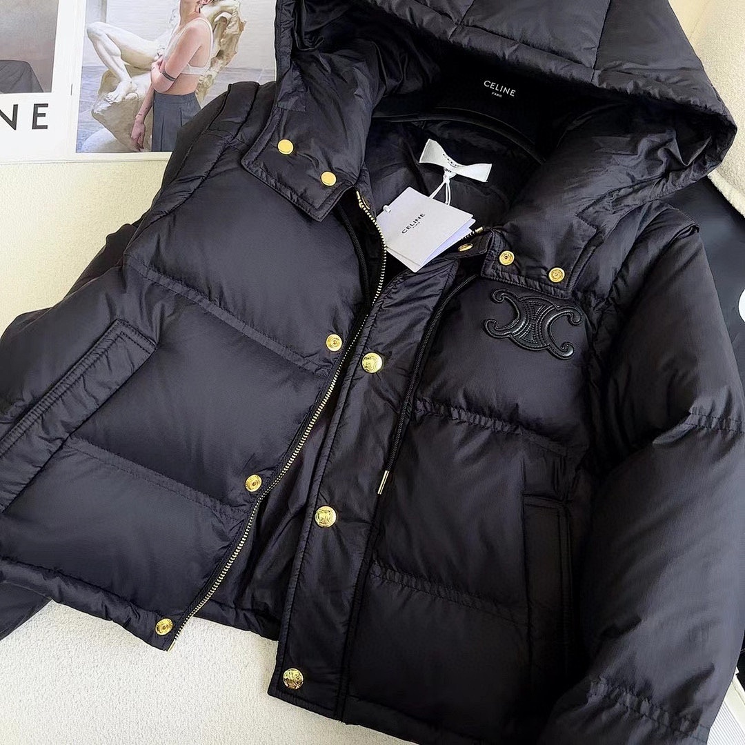 Celine Triomphe Cropped Down Jacket · 4750 — תמונה 15