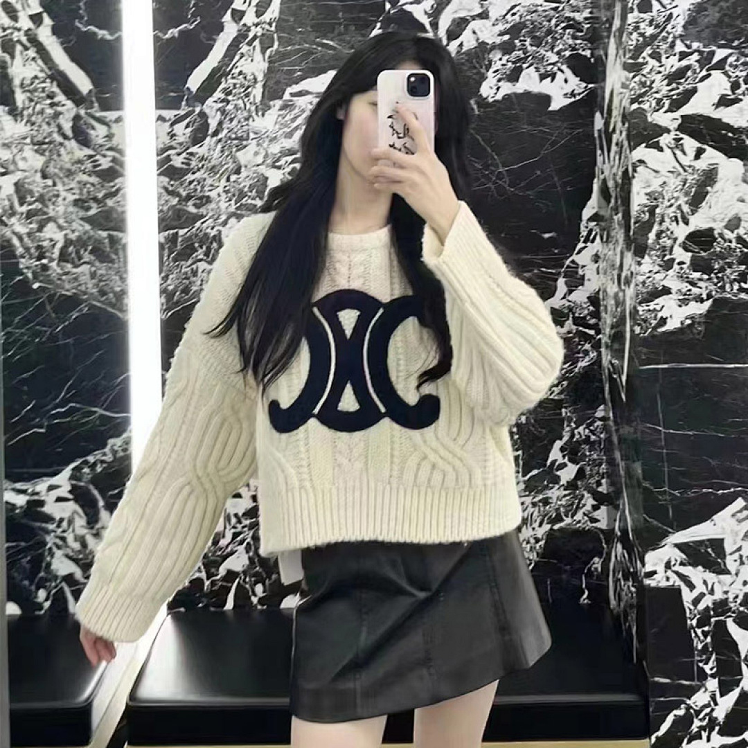 Celine Triomphe Logo Sweater · A2707 — תמונה 5
