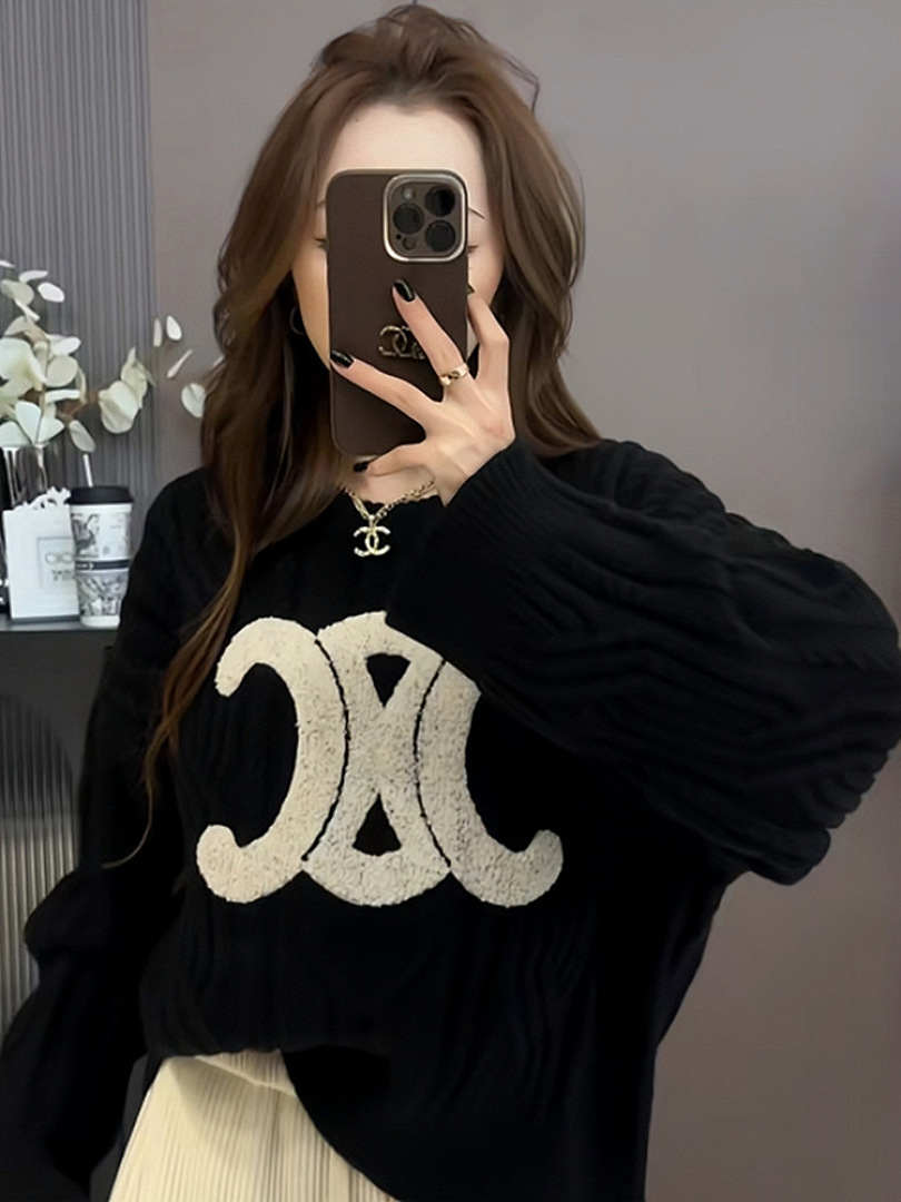 Celine Triomphe Logo Sweater · A2707 — תמונה 4