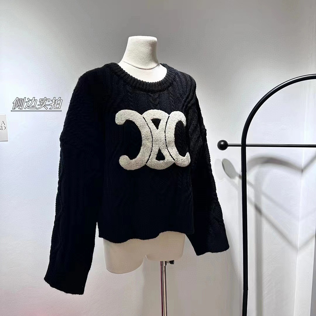 Celine Triomphe Logo Sweater · A2707 — תמונה 10