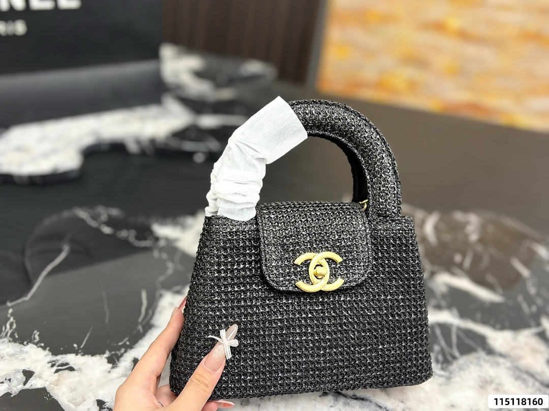 Chanel Mini Kelly Raffia · 6357 — תמונה 9