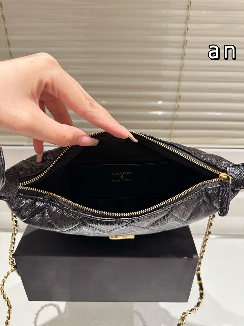 Chanel Caviar Quilted Hobo Clutch With · 5545 — תמונה 2