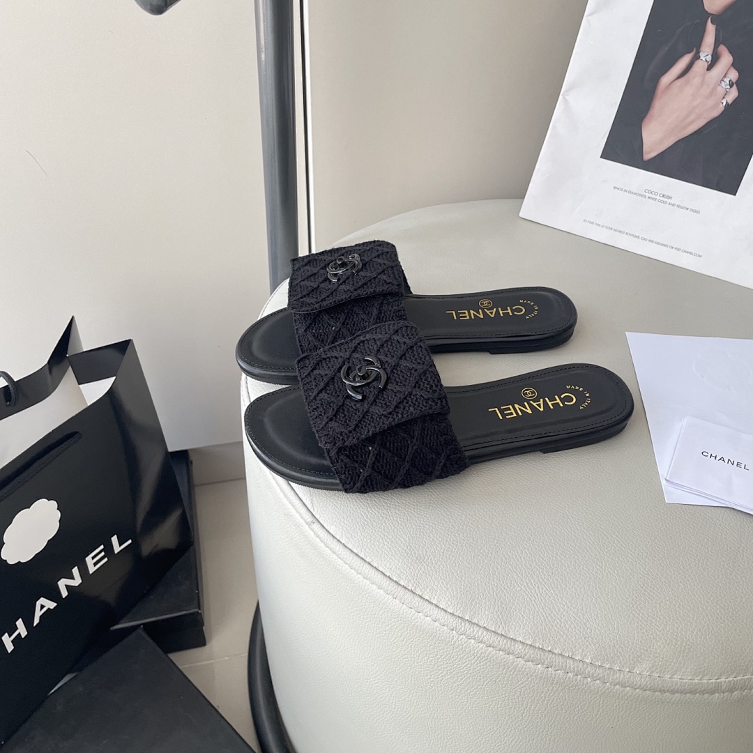 Chanel Crochet CC Mules Sandals · 5294 — תמונה 17