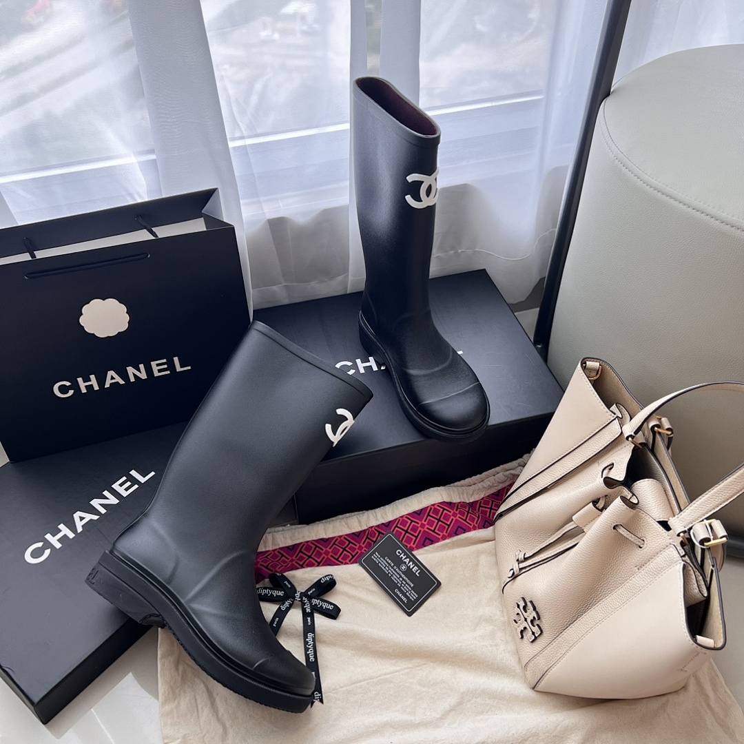 Chanel Caoutchouc CC High Boots · 5146 — תמונה 10