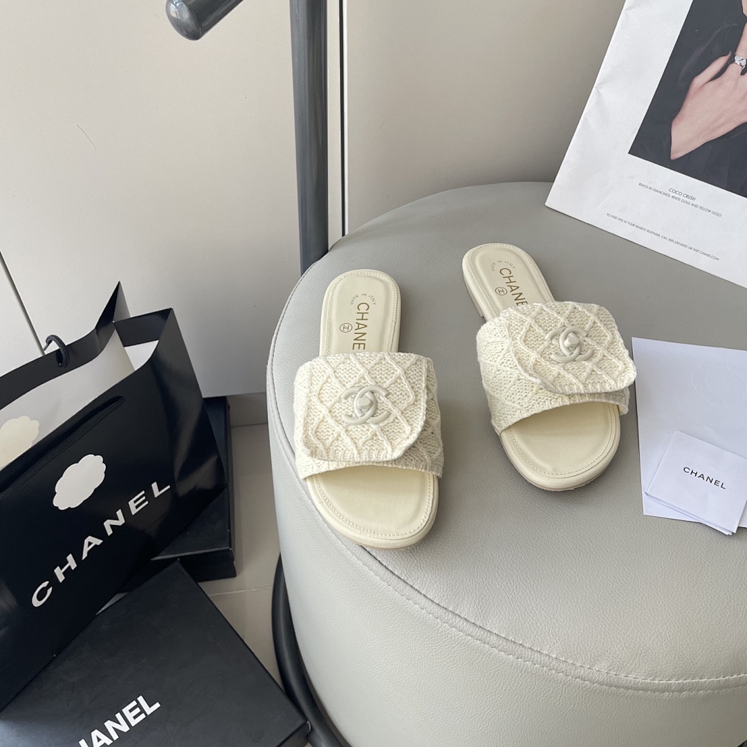 Chanel Crochet CC Mules Sandals · 5294 — תמונה 8