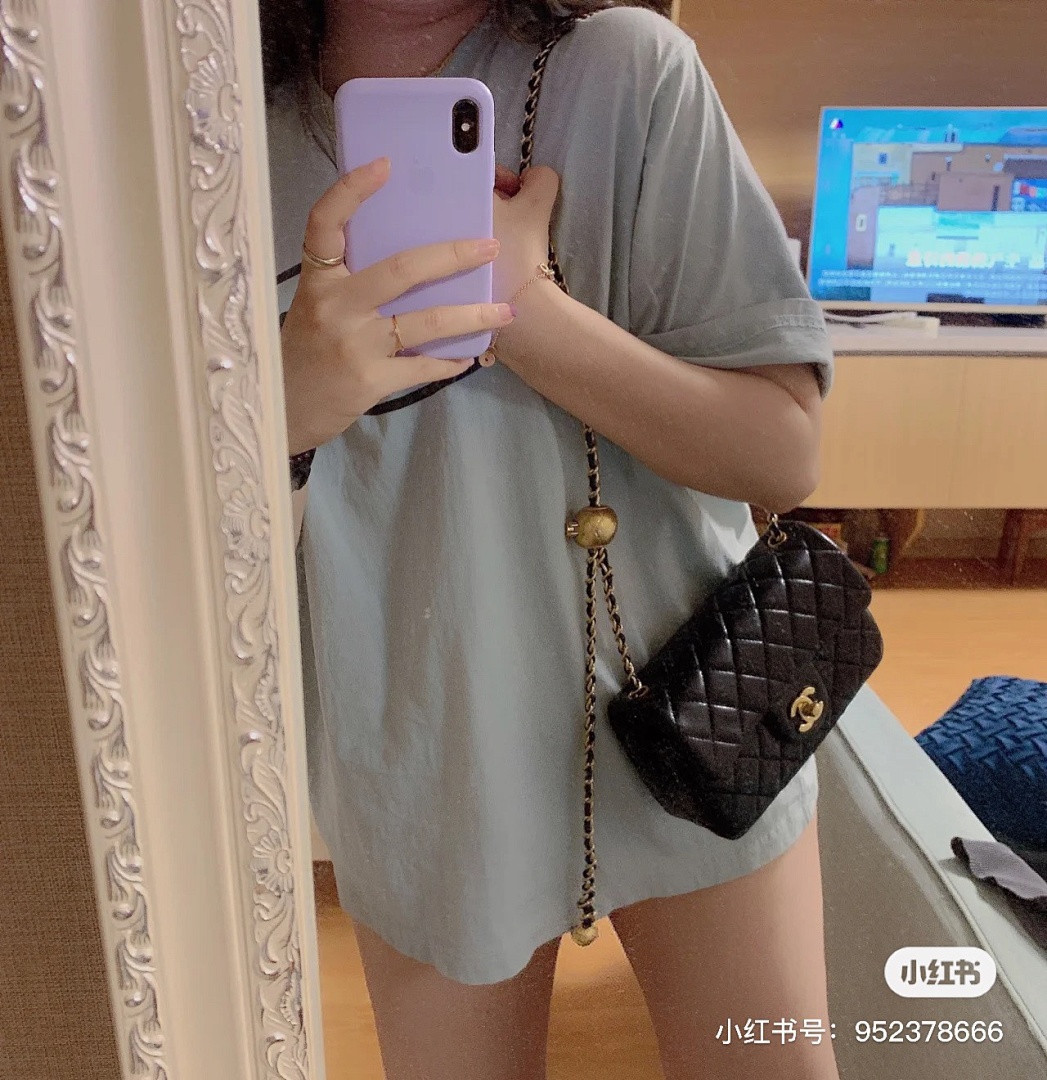 Chanel Mini Square Pearl Crush Flap · 5047 — תמונה 14