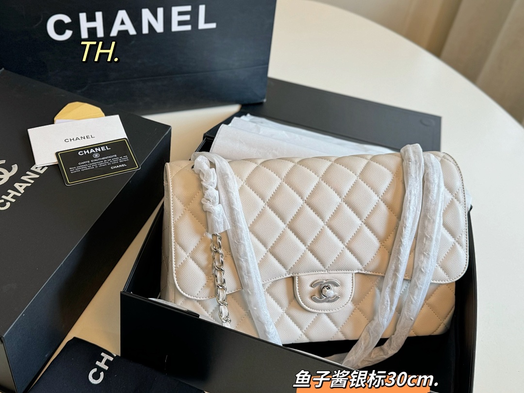 Chanel Classic Caviar Jumbo Double Flap · 5667 — תמונה 20