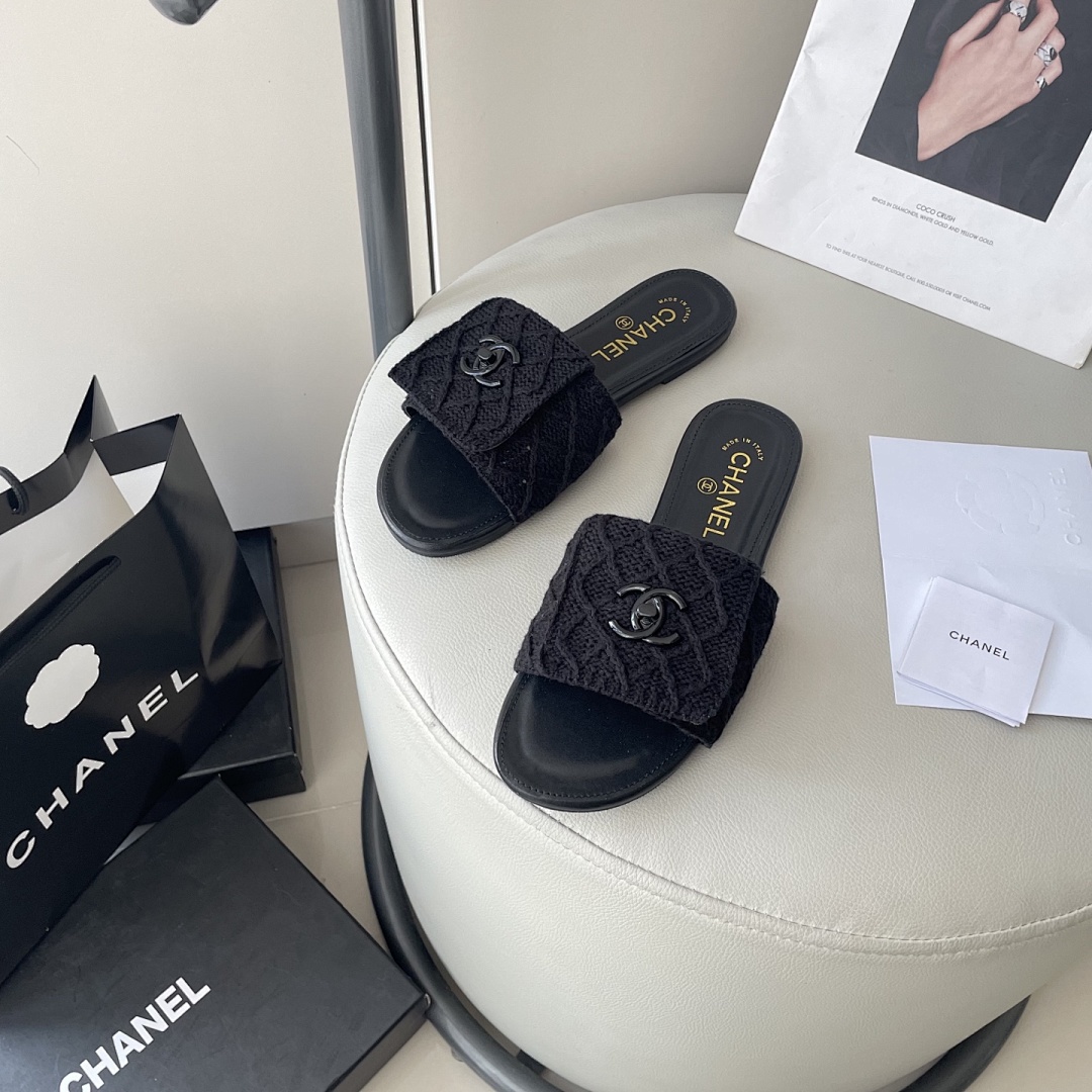 Chanel Crochet CC Mules Sandals · 5294 — תמונה 13