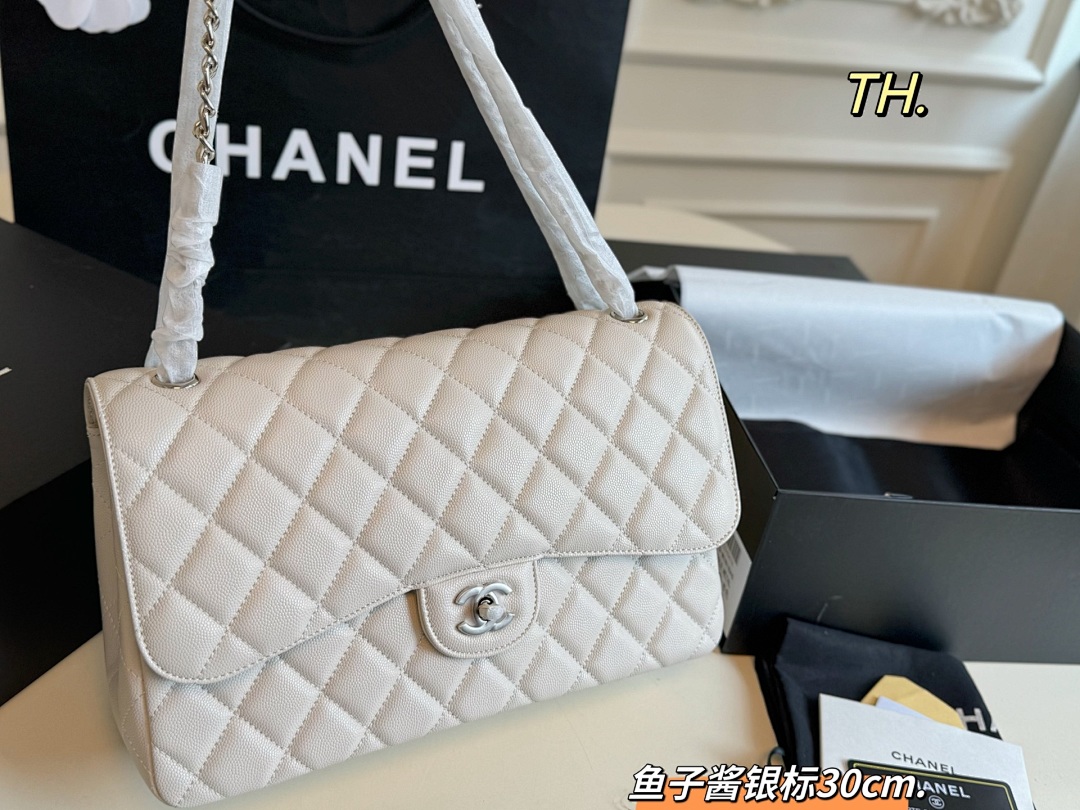 Chanel Classic Caviar Jumbo Double Flap · 5667 — תמונה 19