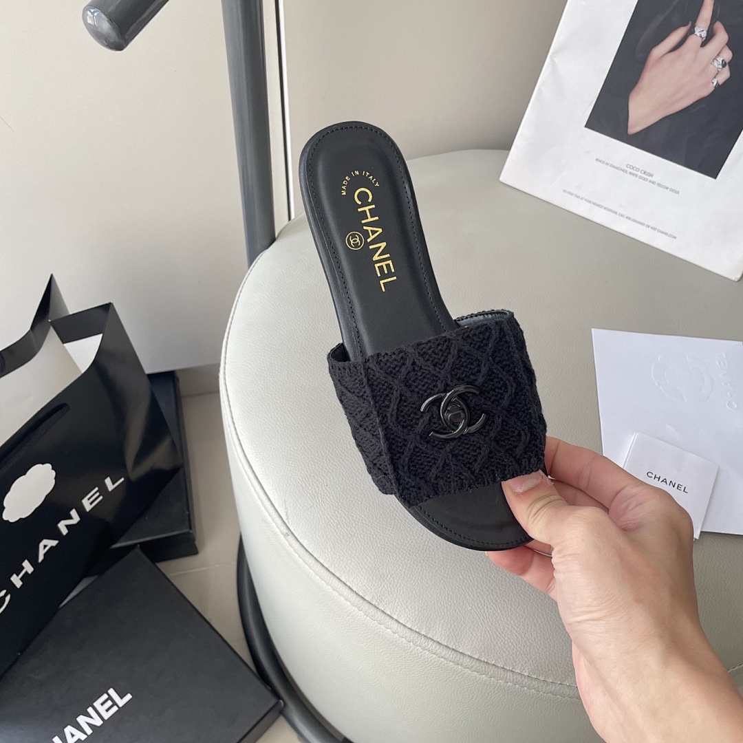 Chanel Crochet CC Mules Sandals · 5294 — תמונה 16