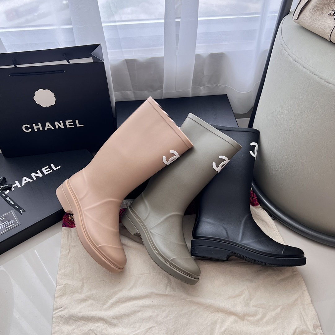 Chanel Caoutchouc CC High Boots · 5146 — תמונה 3