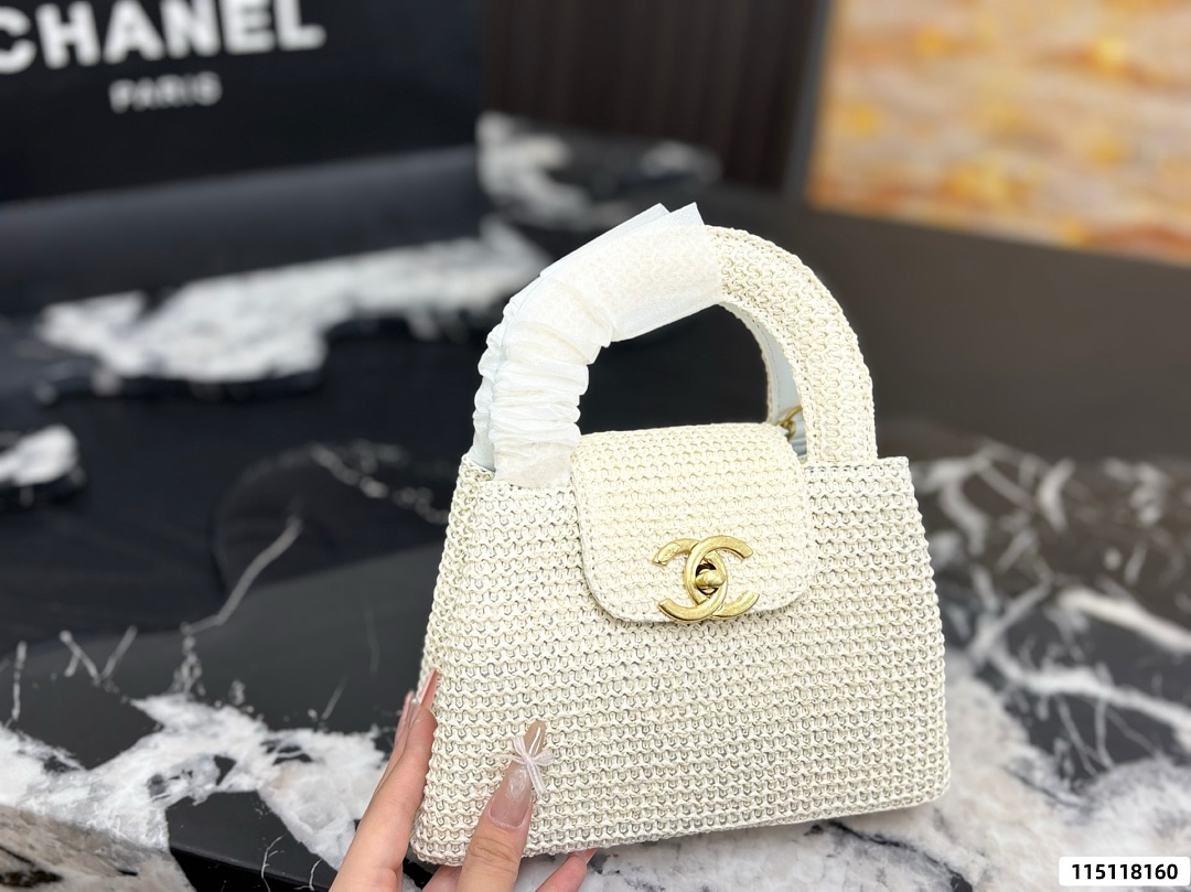 Chanel Mini Kelly Raffia · 6357 — תמונה 8