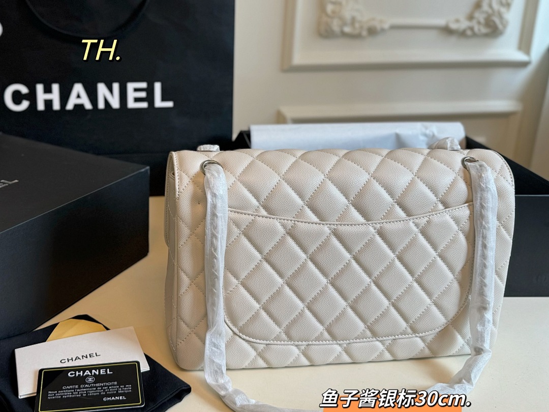 Chanel Classic Caviar Jumbo Double Flap · 5667 — תמונה 14
