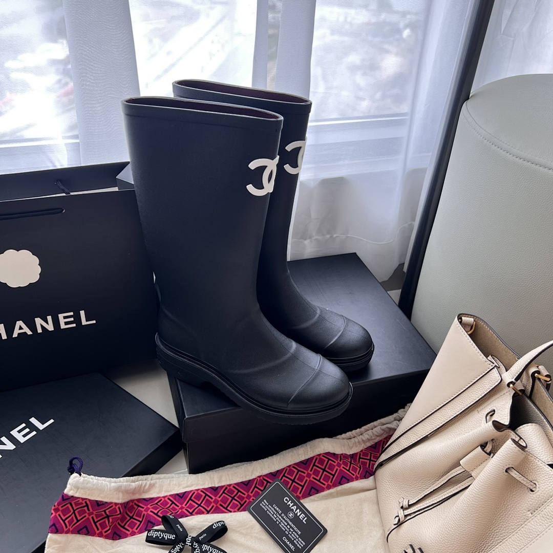 Chanel Caoutchouc CC High Boots · 5146 — תמונה 14