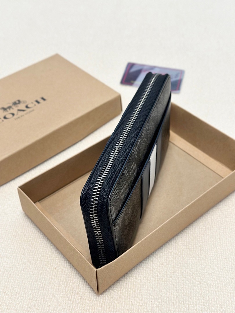 Coach Long Zip Around Wallet in · 5767 — תמונה 6