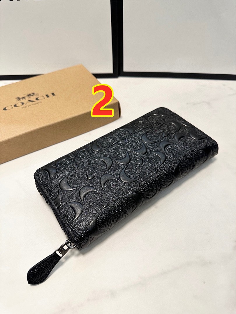 Coach Long Zip Around Wallet in · 5767 — תמונה 2