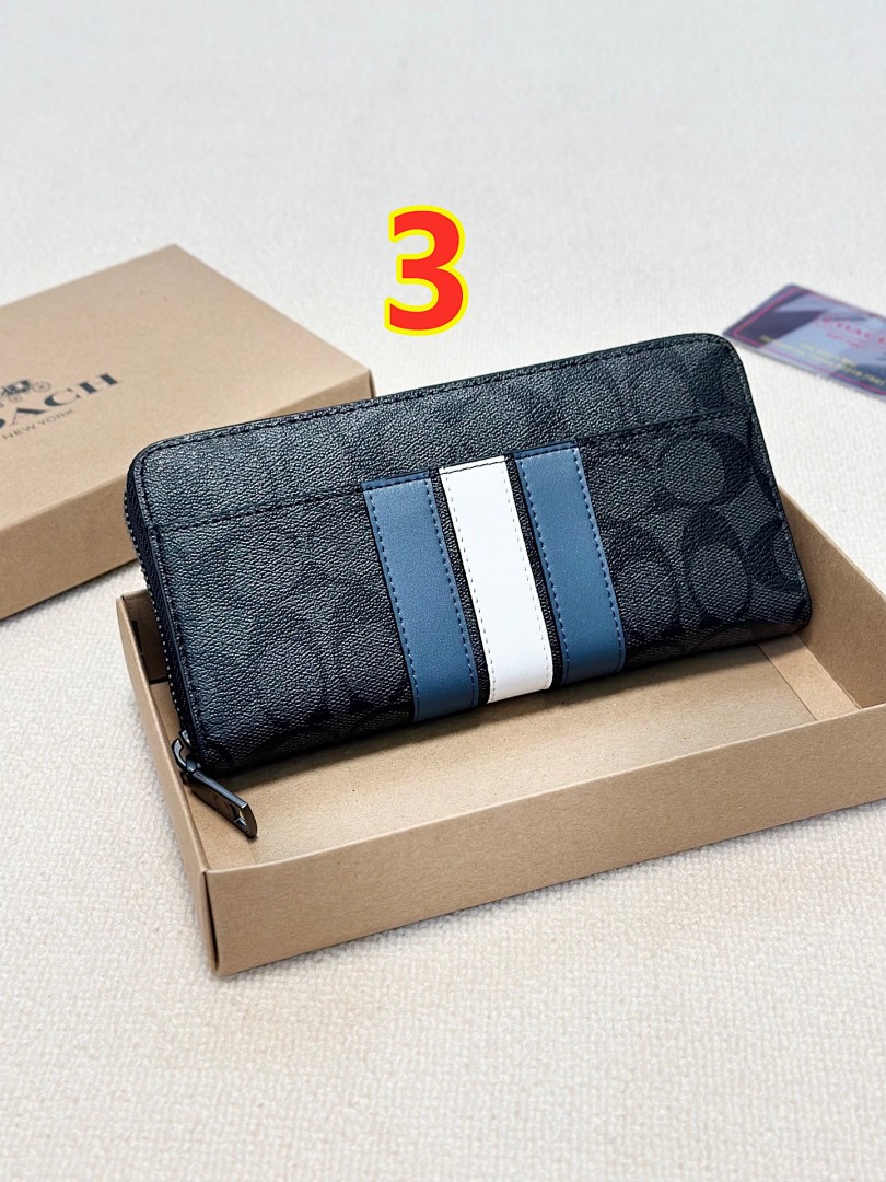 Coach Long Zip Around Wallet in · 5767 — תמונה 3