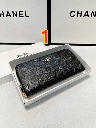 Coach Long Zip Around Wallet in · 5767