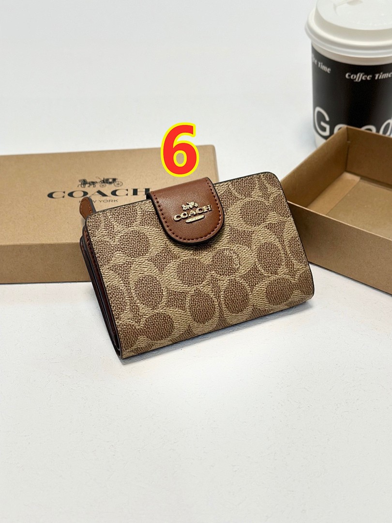 Coach Medium Corner Zip Wallet · 6066 — תמונה 6