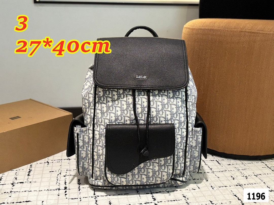 Dior Saddle Backpack with Flap · 5123 — תמונה 3