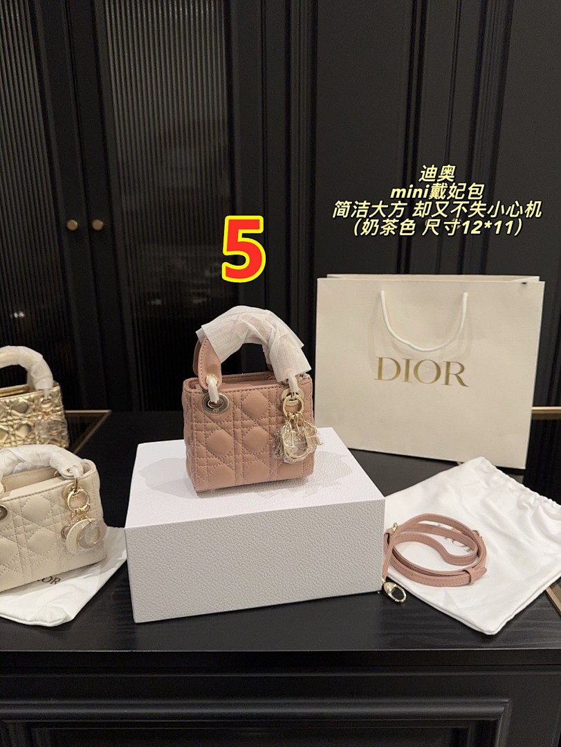 Mini Lady Dior Bag with · 6130 — תמונה 6