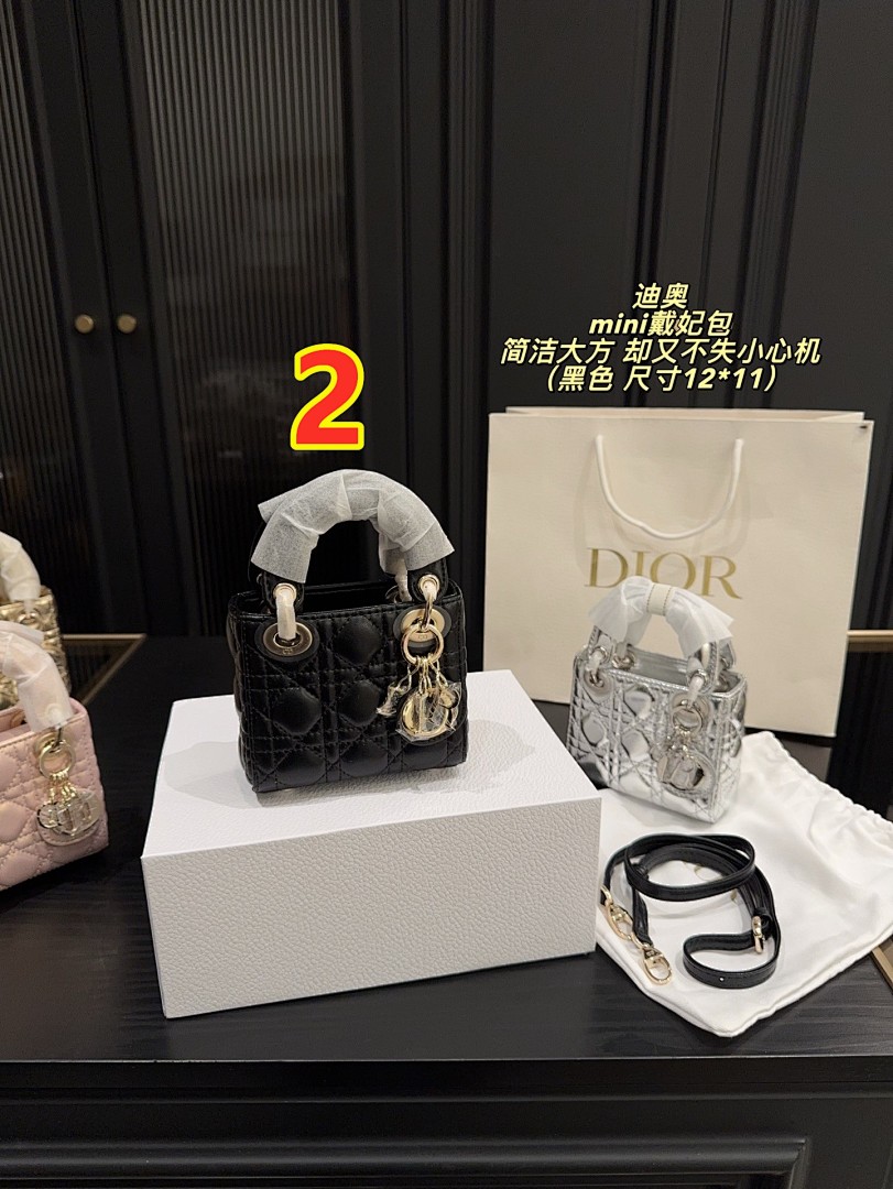 Mini Lady Dior Bag with · 6130 — תמונה 2