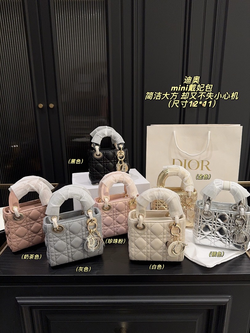 Mini Lady Dior Bag with · 6130