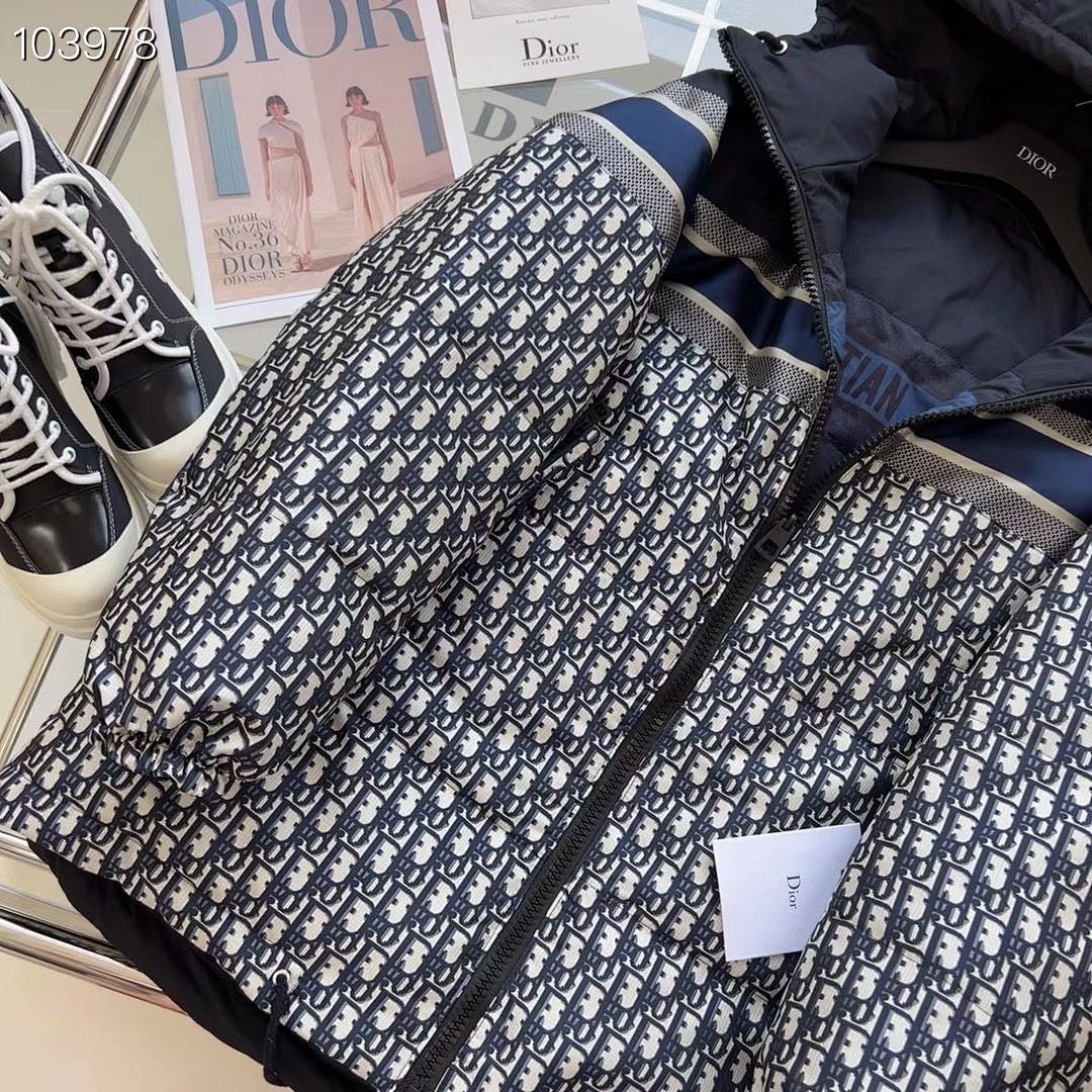 Reversible Puffer Jacket Dior Oblique · 4958 — תמונה 7