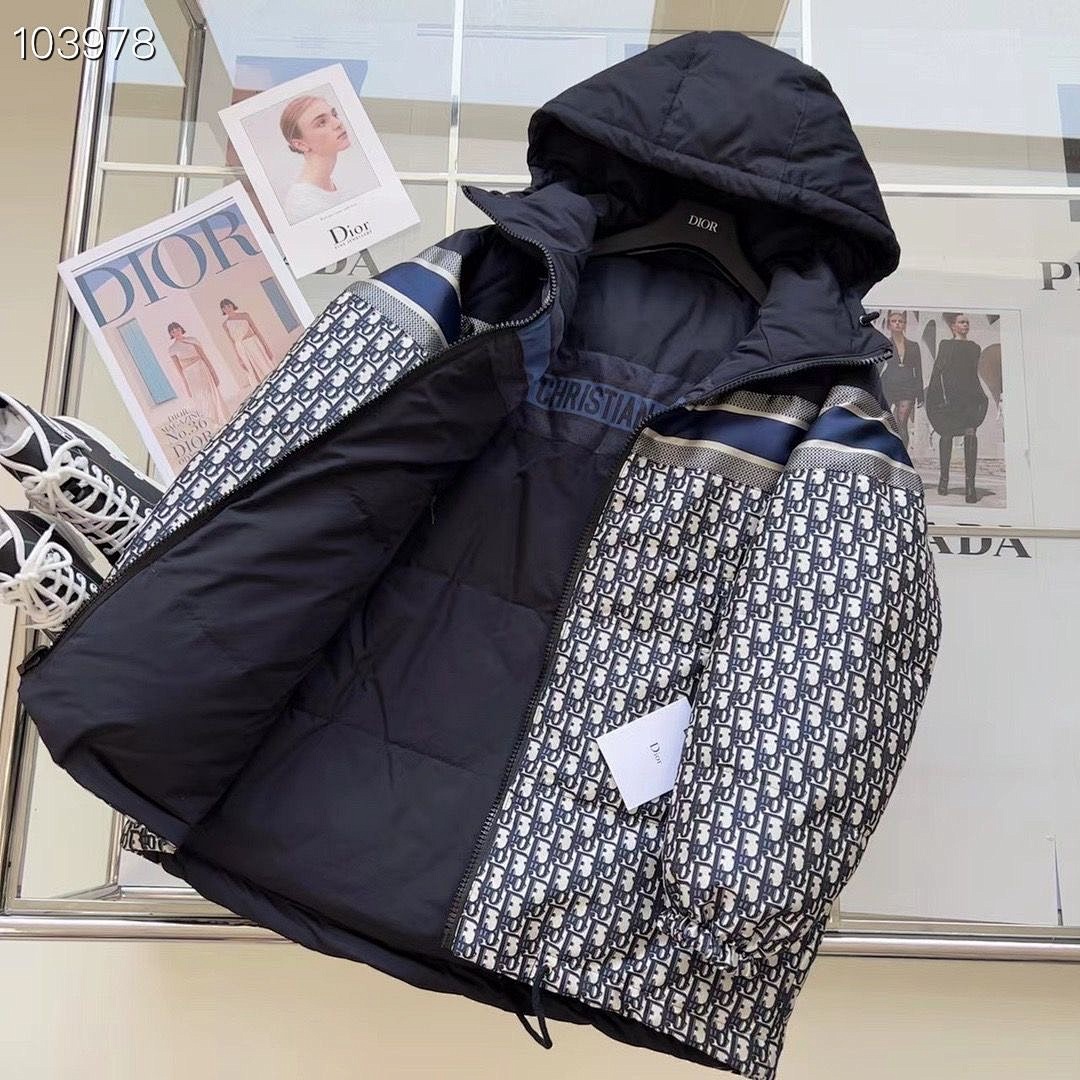 Reversible Puffer Jacket Dior Oblique · 4958 — תמונה 8