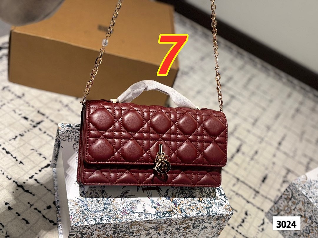 Lady Dior Wallet on Chain · 5447