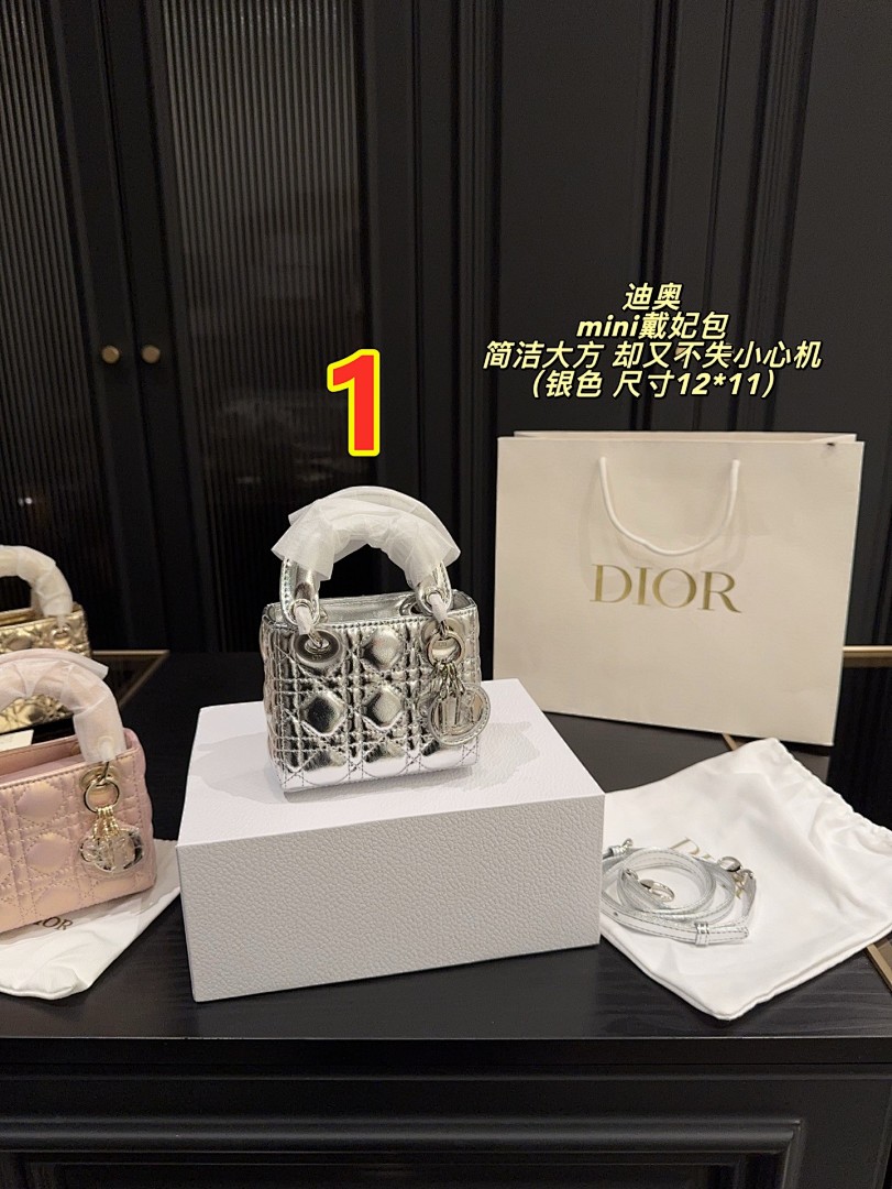 Mini Lady Dior Bag with · 6130 — תמונה 3