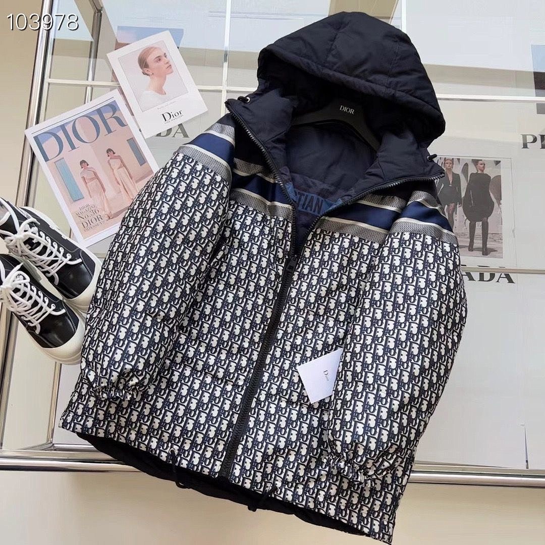 Reversible Puffer Jacket Dior Oblique · 4958 — תמונה 6