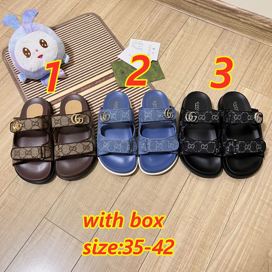 Gucci Double G GG Canvas Sandal · 4754