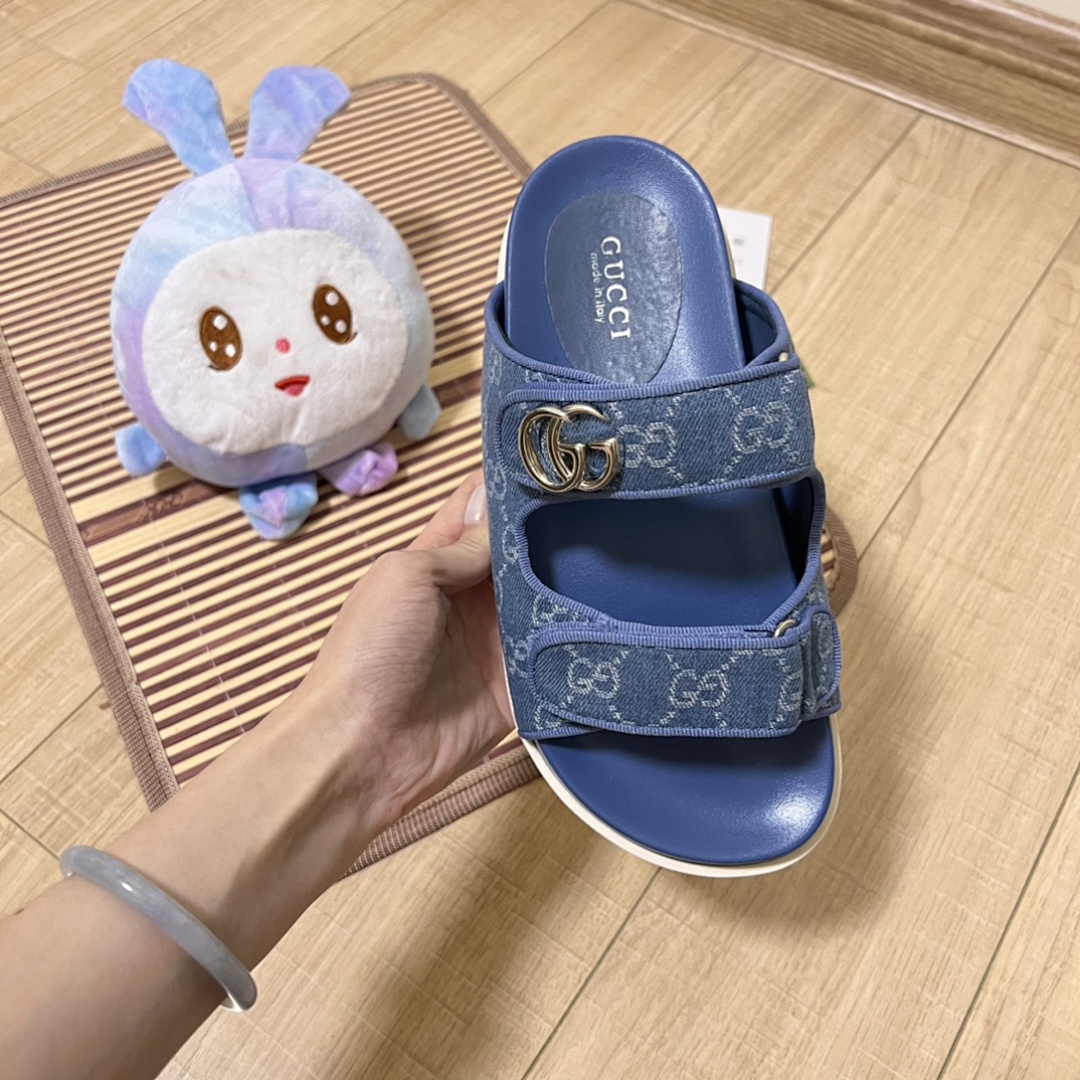 Gucci Double G GG Canvas Sandal · 4754 — תמונה 19