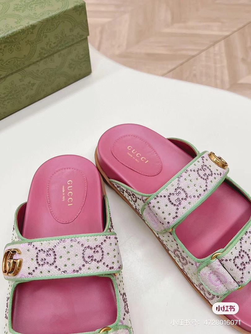 Gucci Double G GG Canvas Sandal · 4754 — תמונה 9