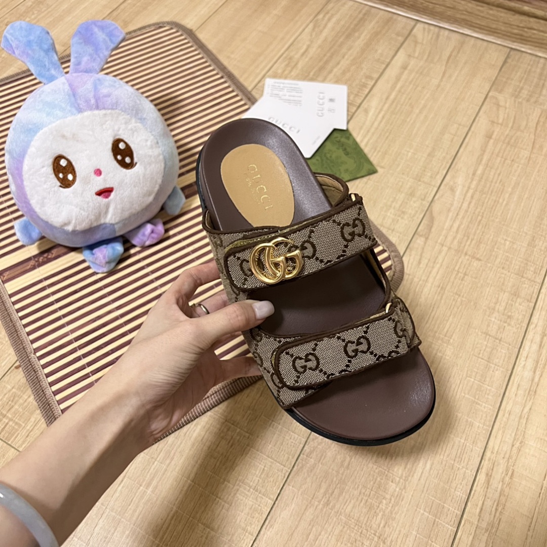 Gucci Double G GG Canvas Sandal · 4754 — תמונה 13