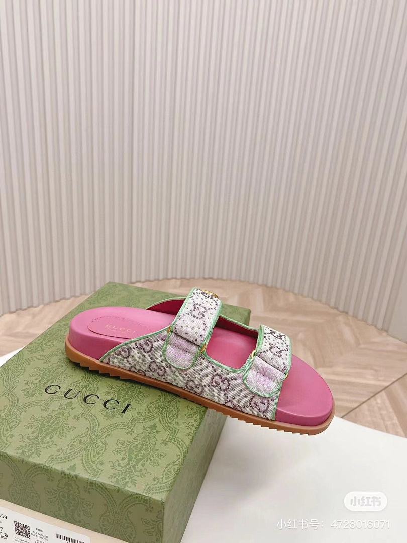 Gucci Double G GG Canvas Sandal · 4754 — תמונה 5