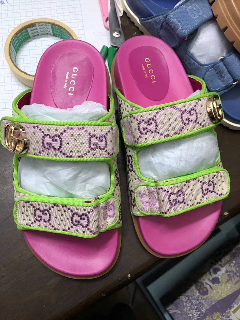 Gucci Double G GG Canvas Sandal · 4754 — תמונה 4