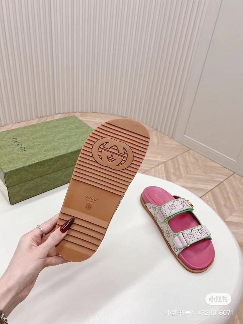 Gucci Double G GG Canvas Sandal · 4754 — תמונה 6