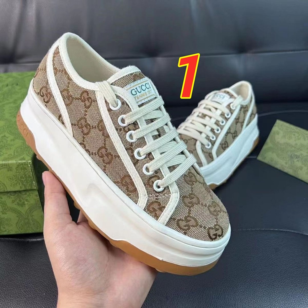 Gucci GG Canvas Tennis 1977 Platform · 5078 — תמונה 3