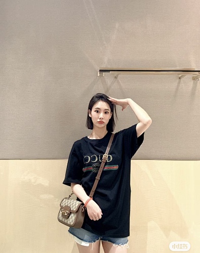 Gucci Black Washed Cotton Jersey Oversize · 4787