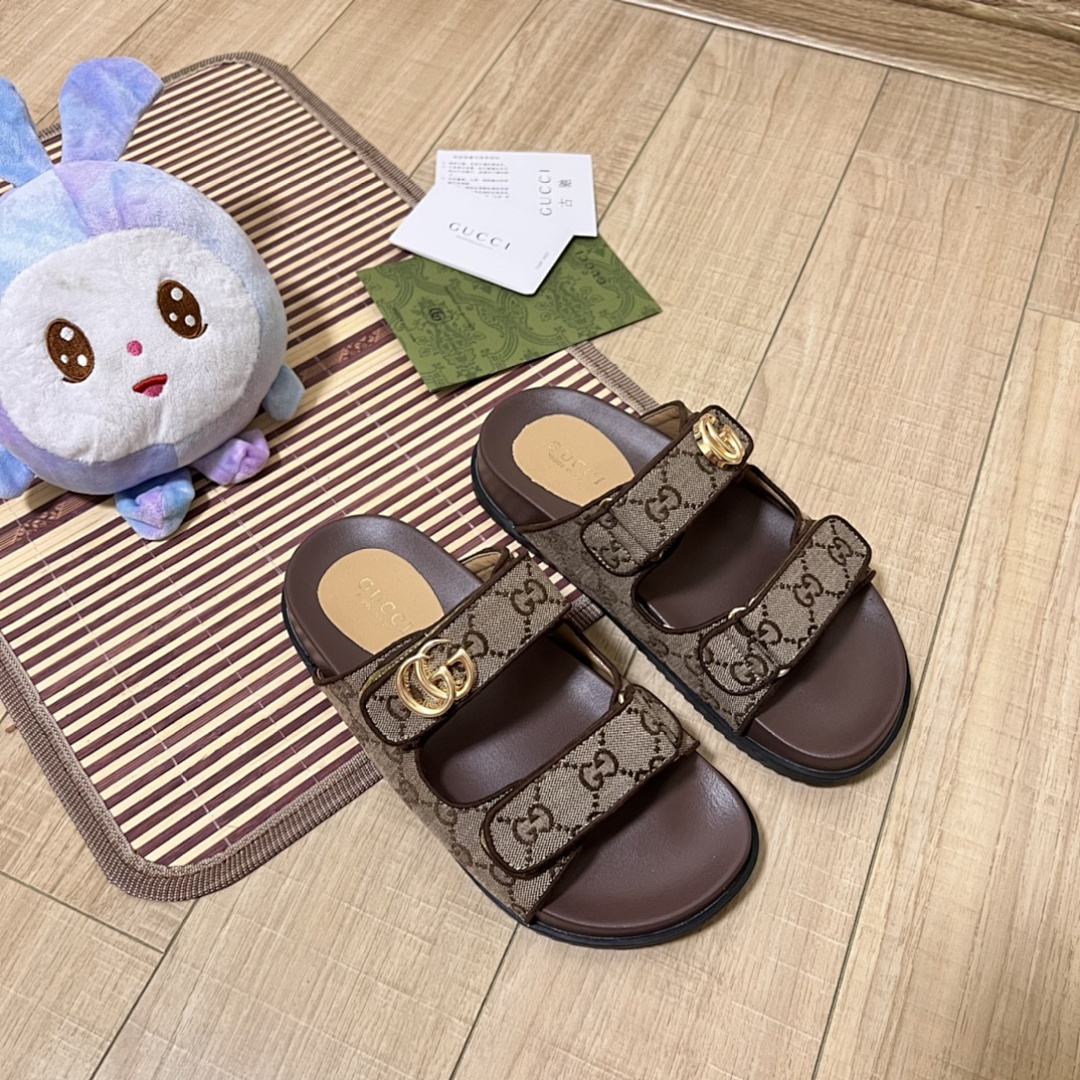 Gucci Double G GG Canvas Sandal · 4754 — תמונה 12