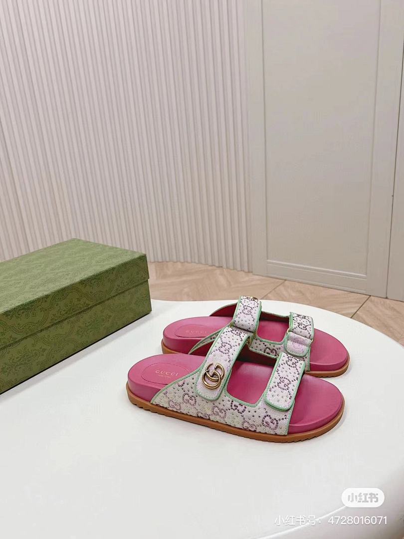 Gucci Double G GG Canvas Sandal · 4754 — תמונה 8