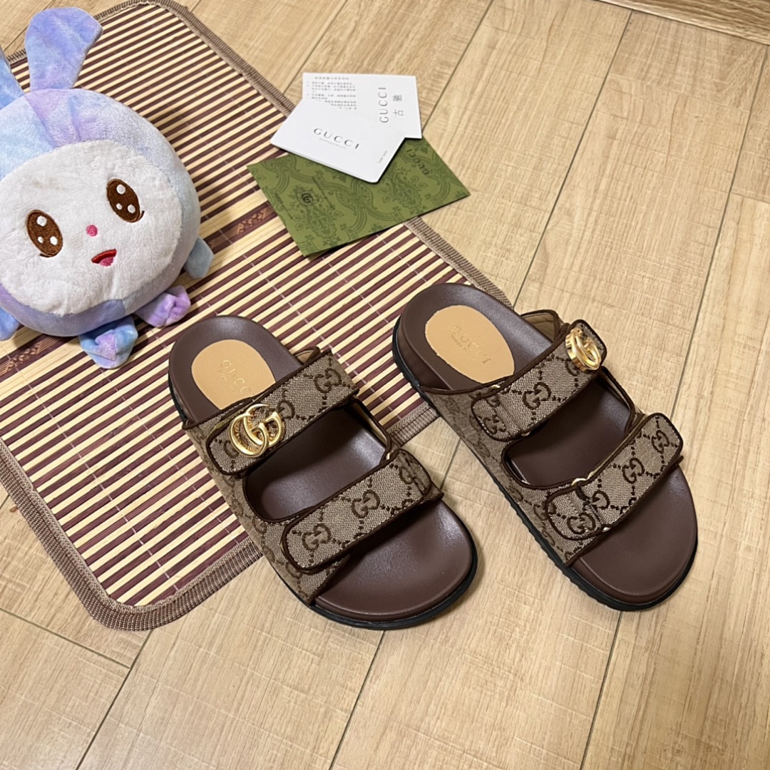 Gucci Double G GG Canvas Sandal · 4754 — תמונה 15