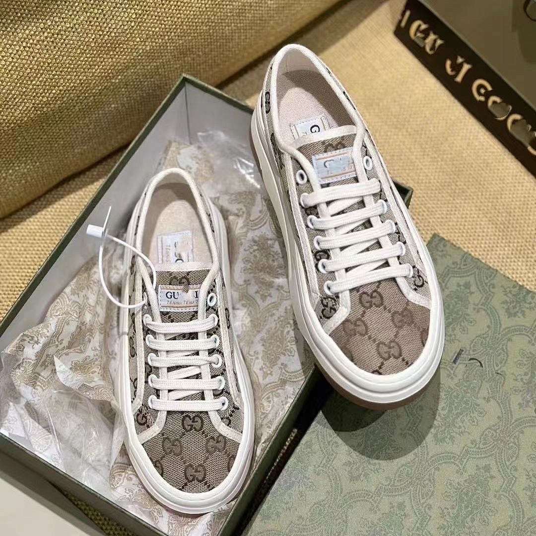 Gucci GG Canvas Tennis 1977 Platform · 5078 — תמונה 11