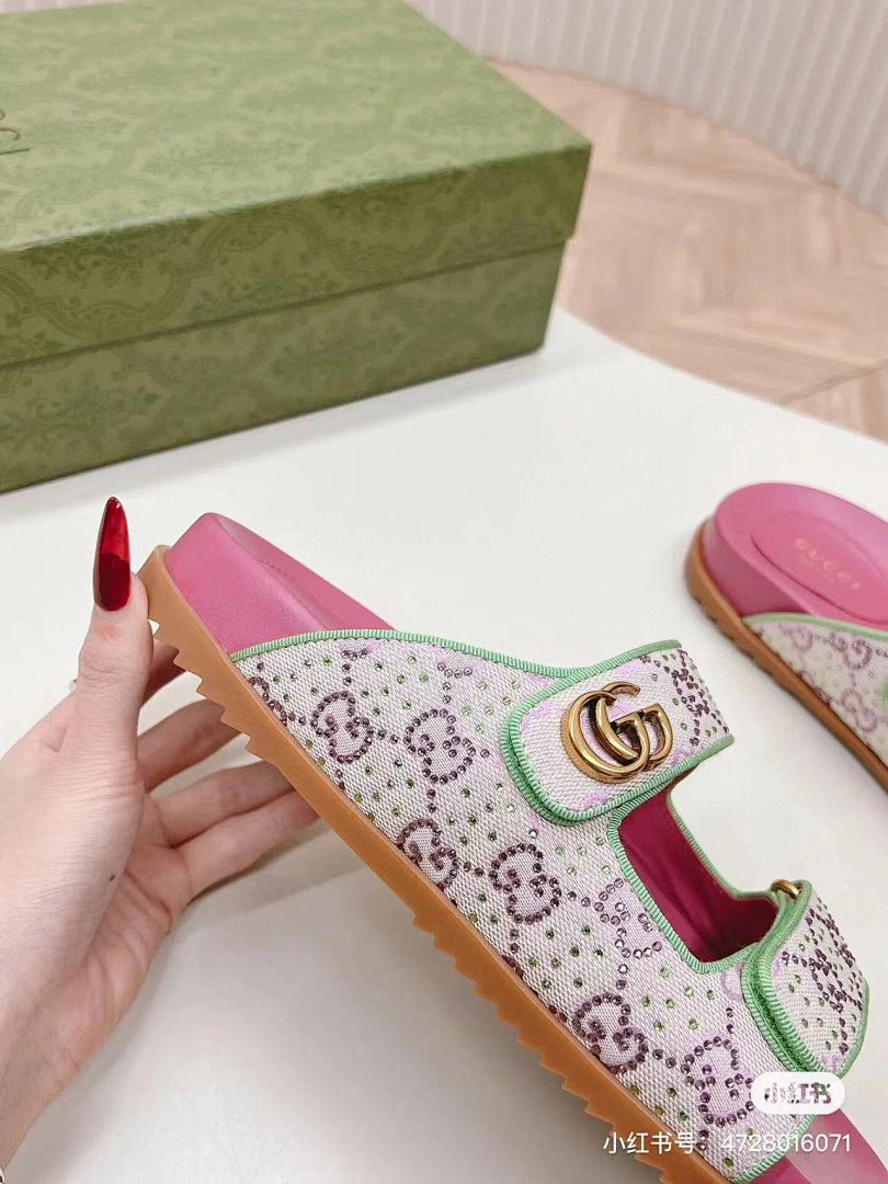 Gucci Double G GG Canvas Sandal · 4754 — תמונה 10