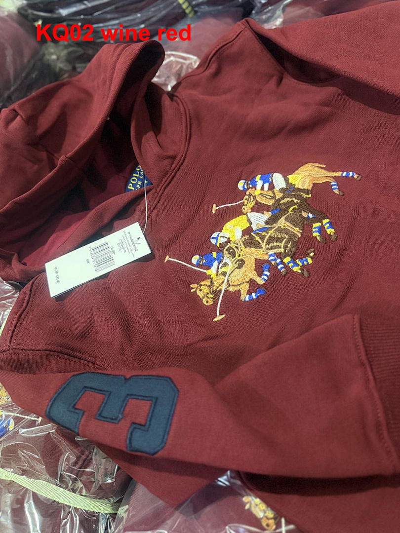 Ralph Lauren Triple-Pony Fleece Hoodie · A2870 — תמונה 3