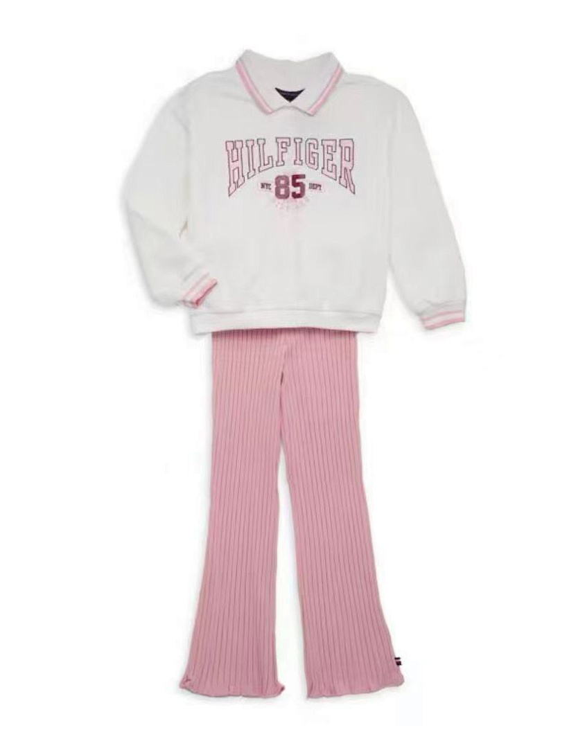 Tommy Hilfiger Babies' Logo Sweatshirt and Pant · A2654 — תמונה 8