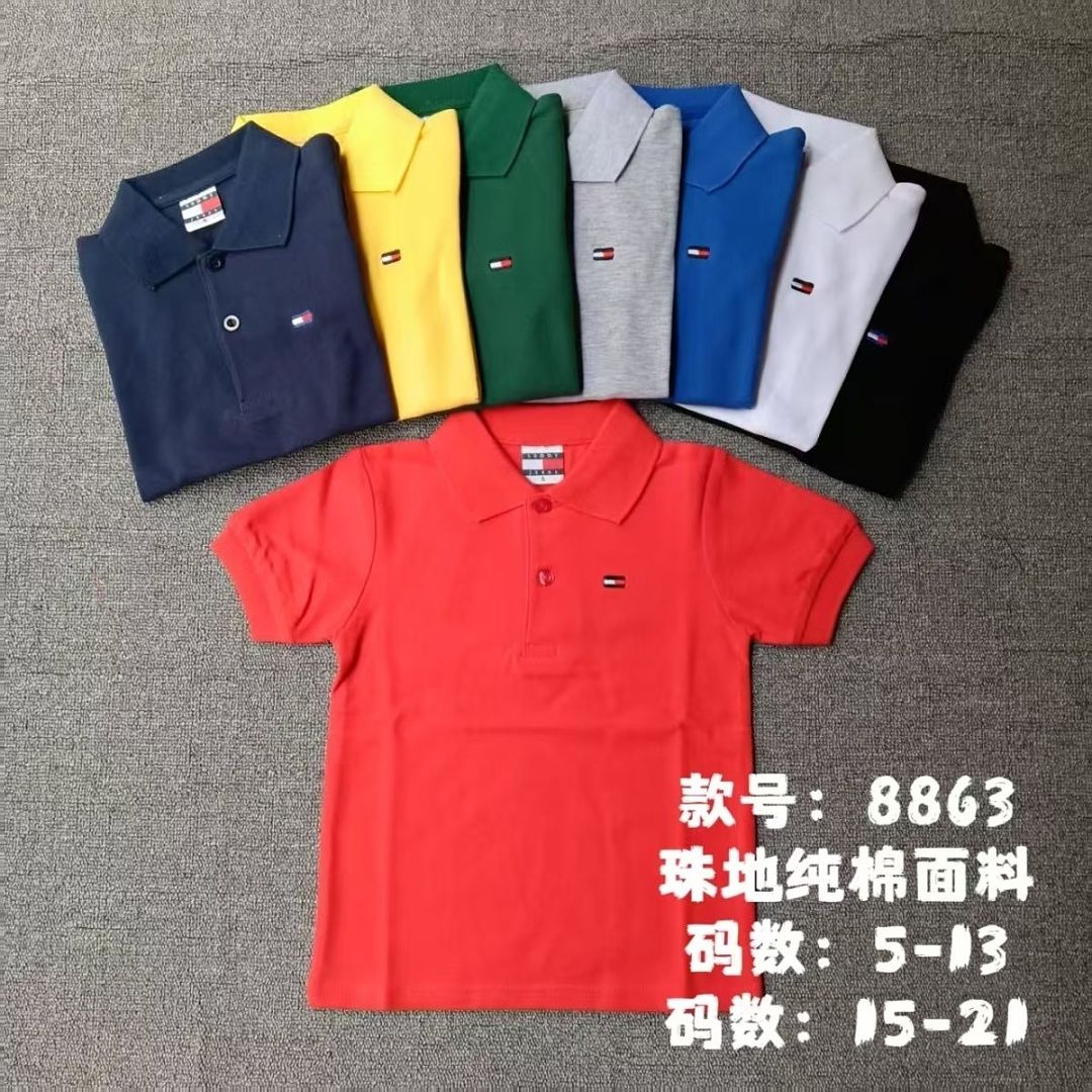 Tommy Hilfiger Kids' Flag Logo Polo Shirt · A3285