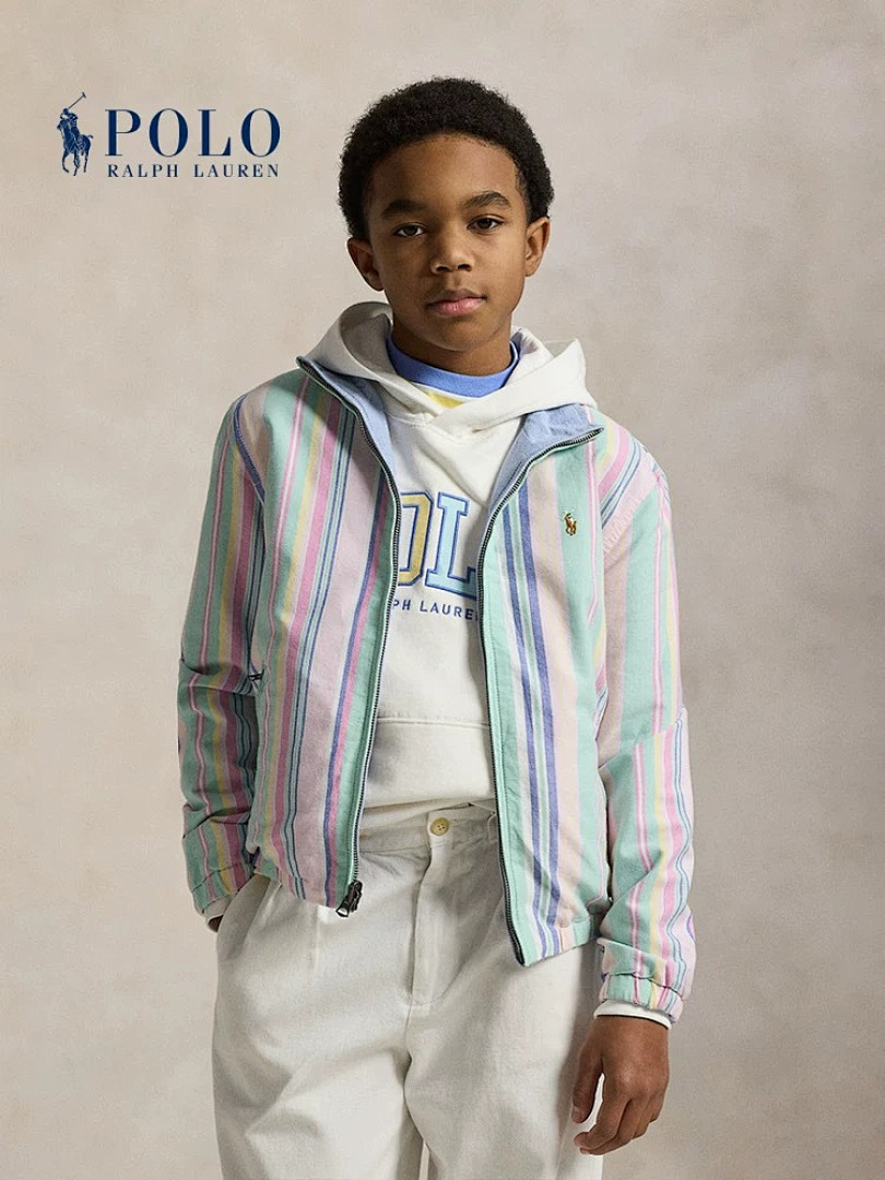 Ralph Lauren Reversible Cotton Oxford Jacket · A2561